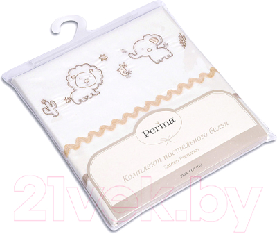 

Комплект постельный детский Perina, Toys. Зверюшки / ТС2.120-02.4