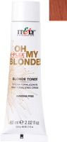 Крем-краска для волос Itely Oh My Blonde Toner Rose Gold (60мл) - 