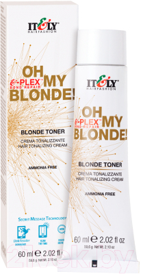 Крем-краска для волос Itely Oh My Blonde Toner Rose Gold (60мл)