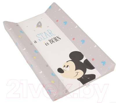 Доска пеленальная Polini Kids Disney baby Микки Маус / 0002392-3 (серый)