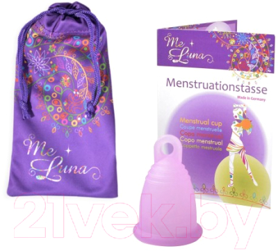 Менструальная чаша Me Luna Soft S Ring Pink / MSSRP