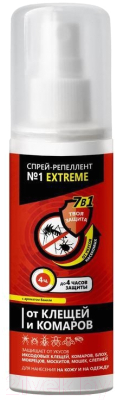 Спрей от насекомых Аэро-Про Extreme №1 от клещей и комаров (100мл)
