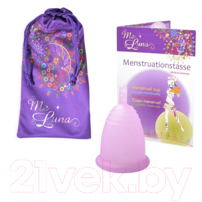 Менструальная чаша Me Luna Soft L Stem Pink / MLSSP