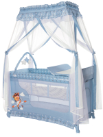 Кровать-манеж Lorelli Magic Sleep Blue Adventure / 10080482169 - 