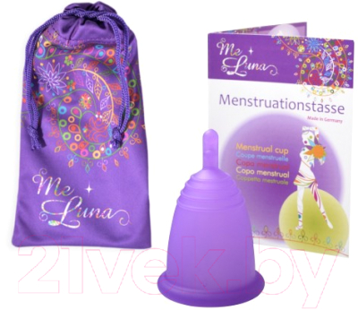 Менструальная чаша Me Luna Classic XL Stem Purple / MXCSP