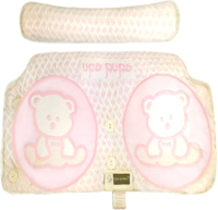 Муфта для коляски Kidboo Мишка (хлопок/акрил, розовый)