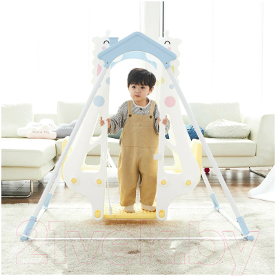 Качели напольные для детей Haenim Toy Жираф-Дракон DS-710