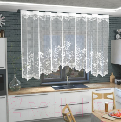 Изображение товара Гардина Лента Е616Р (160x325, белый)