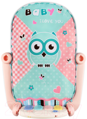 Развивающий коврик Amarobaby Cute Owl / AMARO-80O1-NO (розовый)