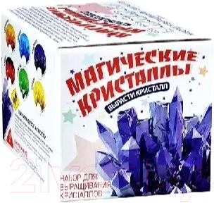 

Набор для выращивания кристаллов Висма, Юный химик. Магические кристаллы / 501
