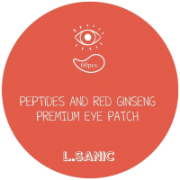 Патчи под глаза L.Sanic С пептидами и экстрактом красного женьшеня (60шт) - 