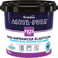 Шпатлевка готовая Sniezka Acryl Putz FX23 Flex (1.4кг) - 