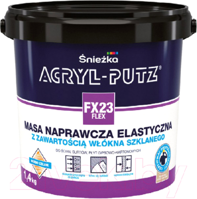 Шпатлевка готовая Sniezka Acryl Putz FX23 Flex (1.4кг)