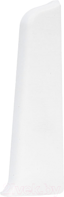 Заглушка для плинтуса Ideal Деконика 001 Белый (7см, 2шт)