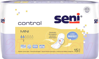 

Прокладки урологические Seni, Control Mini