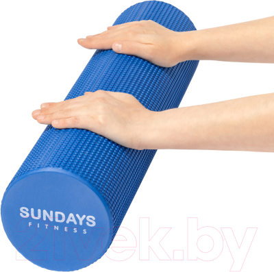 Валик для фитнеса Sundays Fitness LKEM-3062 (15x60, голубой)