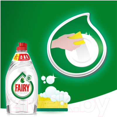 Средство для мытья посуды Fairy Pure & Clean (450мл)