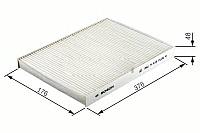 Салонный фильтр Bosch 1987432206 - 