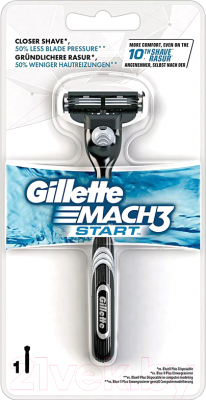 Бритвенный станок Gillette Mach3 Start (+ 1 кассета)