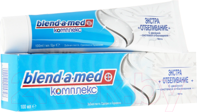 

Зубная паста Blend-a-med, Комплекс экстра отбеливание мята