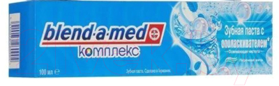 

Зубная паста Blend-a-med, Комплекс с ополаскивателем освежающая чистота перечная мята