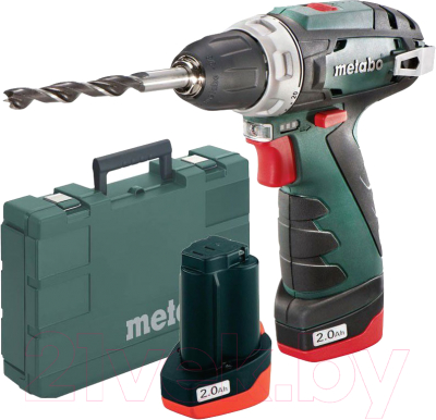 Профессиональная дрель-шуруповерт Metabo PowerMax BS + набор сверел (600080500A1)