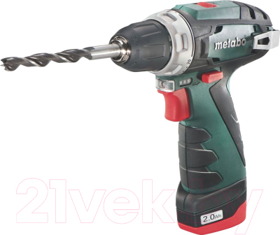 Профессиональная дрель-шуруповерт Metabo PowerMax BS + набор сверел (600080500A1)