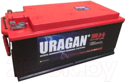 Автомобильный аккумулятор Uragan 190 R+ / 190 04 04 07 0501 17 12 9 4 (190 А/ч)
