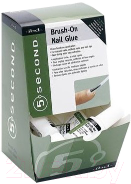 Клей для накладных ногтей IBD Brush-On Nail Glue с кисточкой (6г)