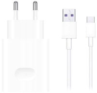 

Зарядное устройство сетевое Huawei, SuperCharge HW-100225E00 Wall Charger CP404 + кабель Type-C