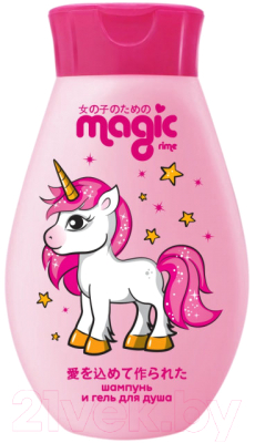 

Шампунь-гель детский Наша мама, 2в1 Magic Мармеладная клубника