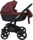 Детская универсальная коляска Ray Corsa Ecco 2 в 1 с переноской (29/кожа/бордовый/черный) - 