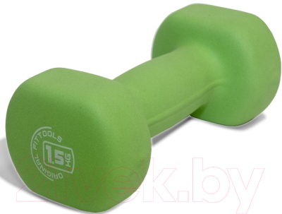 

Гантель Original FitTools, Зеленый, Oft / DB-1.5