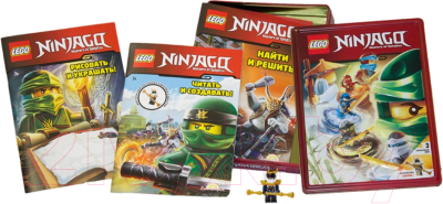 

Набор развивающих книг Lego, Ninjago / TIN-6703B