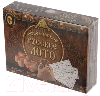 Лото Объедовская фабрика Русское лото / 180-18 (коричневый)