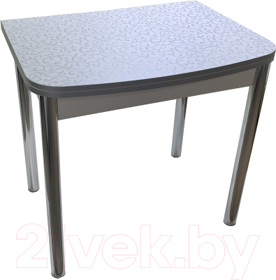 Обеденный стол Анмикс Раскладной ИП 01-440000 (пластик, светло-серый)