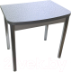 Обеденный стол Анмикс Раскладной ИП 01-440000 (пластик, светло-серый) - 