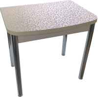 Обеденный стол Анмикс Раскладной ИП 01-440000 (пластик, капучино) - 