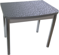 Обеденный стол Анмикс Раскладной ИП 01-440000 (пластик, темно-серый) - 