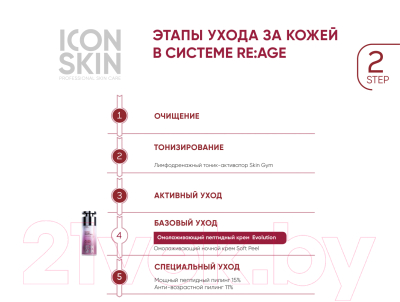 Крем для лица Icon Skin Evolution Омолаживающий пептидный (30мл)