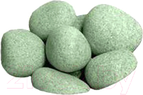 Камни для бани Целебный Камень Жадеит шлифованный средний (20кг)