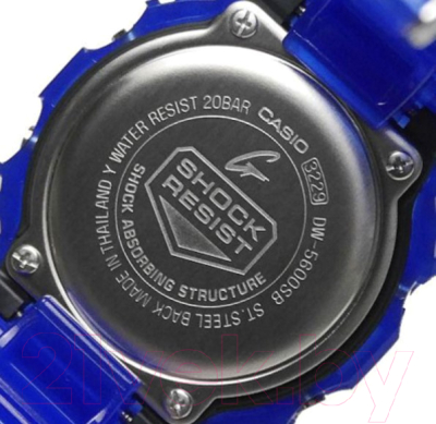 Часы наручные мужские Casio DW-5600SB-2ER