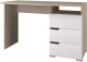 Письменный стол Горизонт Мебель Анталия 1200 3 ящика (дуб сонома/белый софт) - 