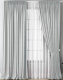 Комплект штор СуперТекСтиль Найт (250x260, светло-серый) - 