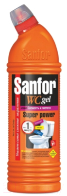 Чистящее средство для ванной комнаты Sanfor Санитарно-гигиеническое Super Power (750г)