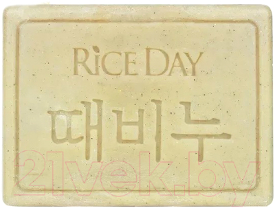 Мыло твердое Lion Rice Day Scrub Body Soap на основе 5 злаков (100г)