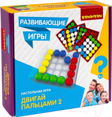 

Развивающая игра Bondibon, Двигай пальцами 2 / ВВ5055