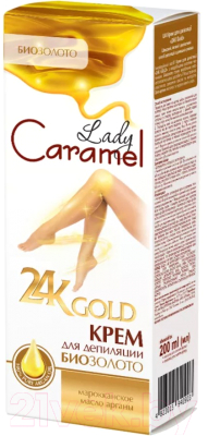 Крем для депиляции Lady Caramel 24K Gold (200мл)