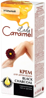 Крем для депиляции Lady Caramel Black Charcoal (200мл)