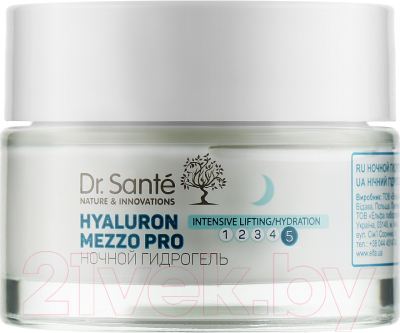 

Гель для лица Dr. Sante, Hyaluron Mezzo Pro Ночной гидрогель
